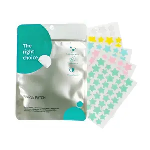 200 pieces of "star-shaped" star stickers, with bright colors and good breathability, can cover up pimples. They are suitable for facial decoration after makeup.