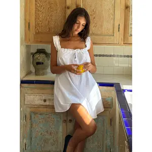 Swing Mini Dress White