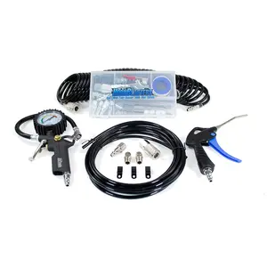 HornBlasters Tire Inflation Kit with Tire Inflation Gun, 30ft Coil Hose, Blow Gun, & Air Relocation Kit