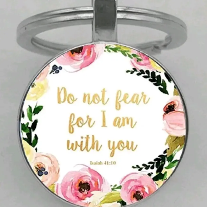 Beyond Blessed Keychain #beyond# Religious Motivational Keychain with Hope and Faith Symbolism