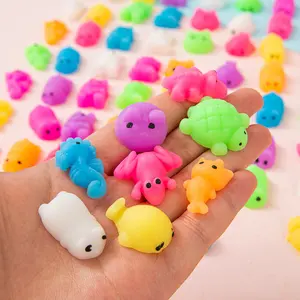 Cute Soft Squeeze Dumpling Toy with Mixed Colors, Kids Animal Mini Cute Soft Toy Relaxing Toy Easter Gift for Kids Birthday, Classroom Prizes, Halloween, Christmas, Easter Holiday Gift Bag Filler