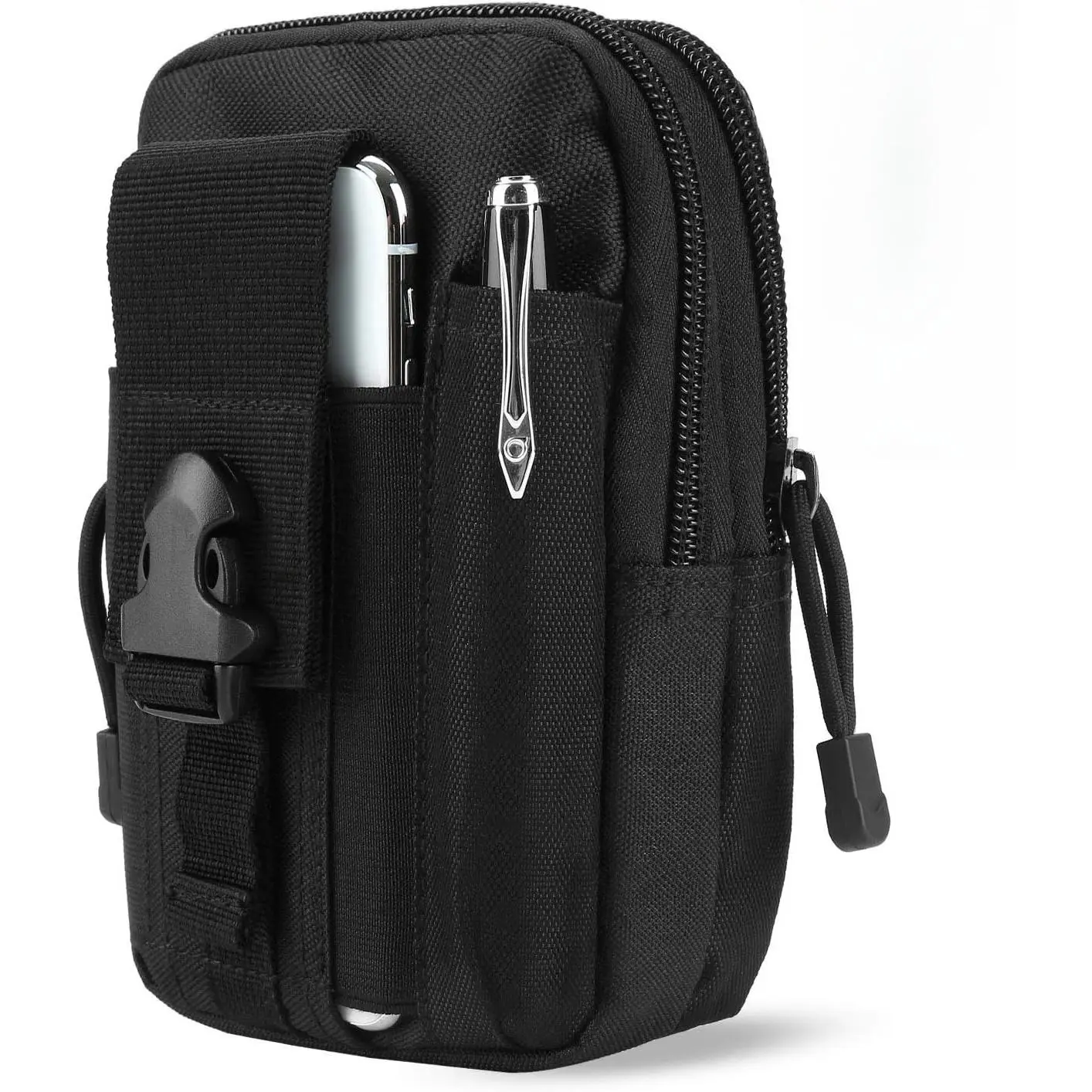Outdoor tactical waist bag|EDC|Molle|Clothing universal mobile phone bag protective cover|Holster wallet|Multi-function|Practical|Portable bag|Suitable for smartphones, tools