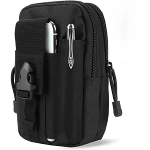 Outdoor tactical waist bag|EDC|Molle|Clothing universal mobile phone bag protective cover|Holster wallet|Multi-function|Practical|Portable bag|Suitable for smartphones, tools