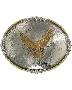 Cody James Men's Oval Eagle Belt Buckle - 521