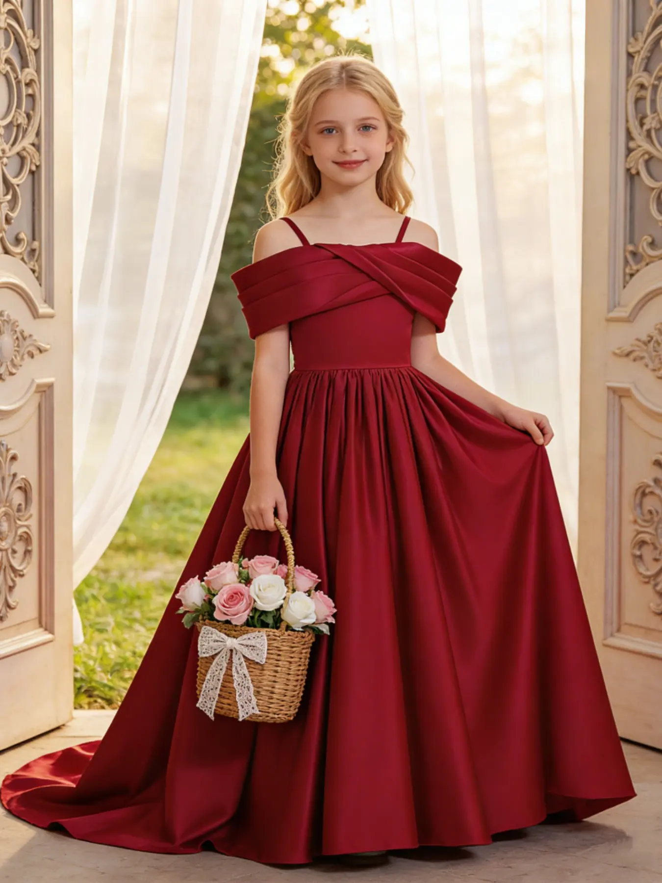 Children's dress princess dress piano performance costume performance dress large and small violin competition girl dress