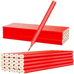 25-Pack Carpenter Pencils for Construction Woodworking Precise Markings -Contractor Framing Pencil (25 pcs)
