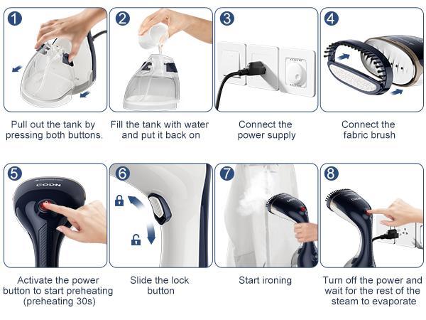 Travel Steam Iron,1200W Portable Steam Iron For All Fabrics,30 Seconds Heat Up, Fast Wrinkle Removal,300ml Handheld Garment Steam Iron For Home,Office (Only For 120V),0ml Handheld Garment,Father's Day Gifts for Dad Travel Steam Iron,1200W Portable Steam Iron For All Fabrics,30 Seconds Heat Up, Fast Wrinkle Removal,300ml Handheld Garment Steam Iron For Home,Office (Only For 120V),0ml Handheld Garment,Father's Day Gifts for Dad