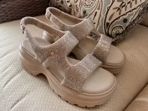 Bling Cloud-Soft Platform Wedge Sandals – Sparkle All Day, Walk Anywhere