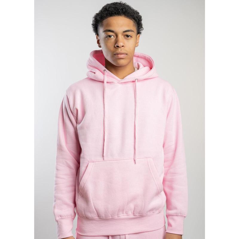 Light Pink Heavy Blend Fleece Hooded Sweatshirt
