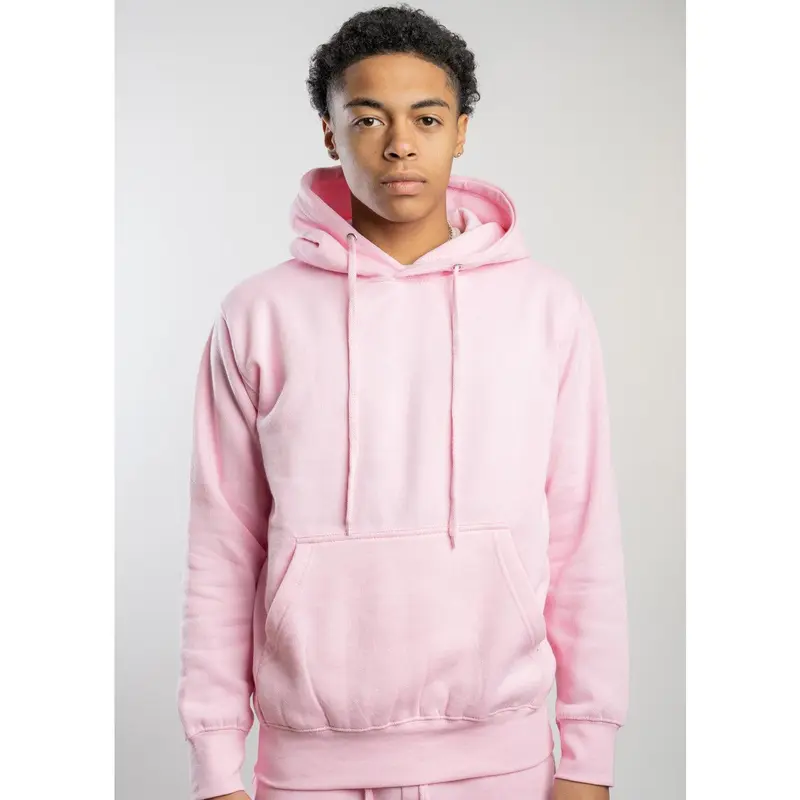 Light Pink Heavy Blend Fleece Hooded Sweatshirt