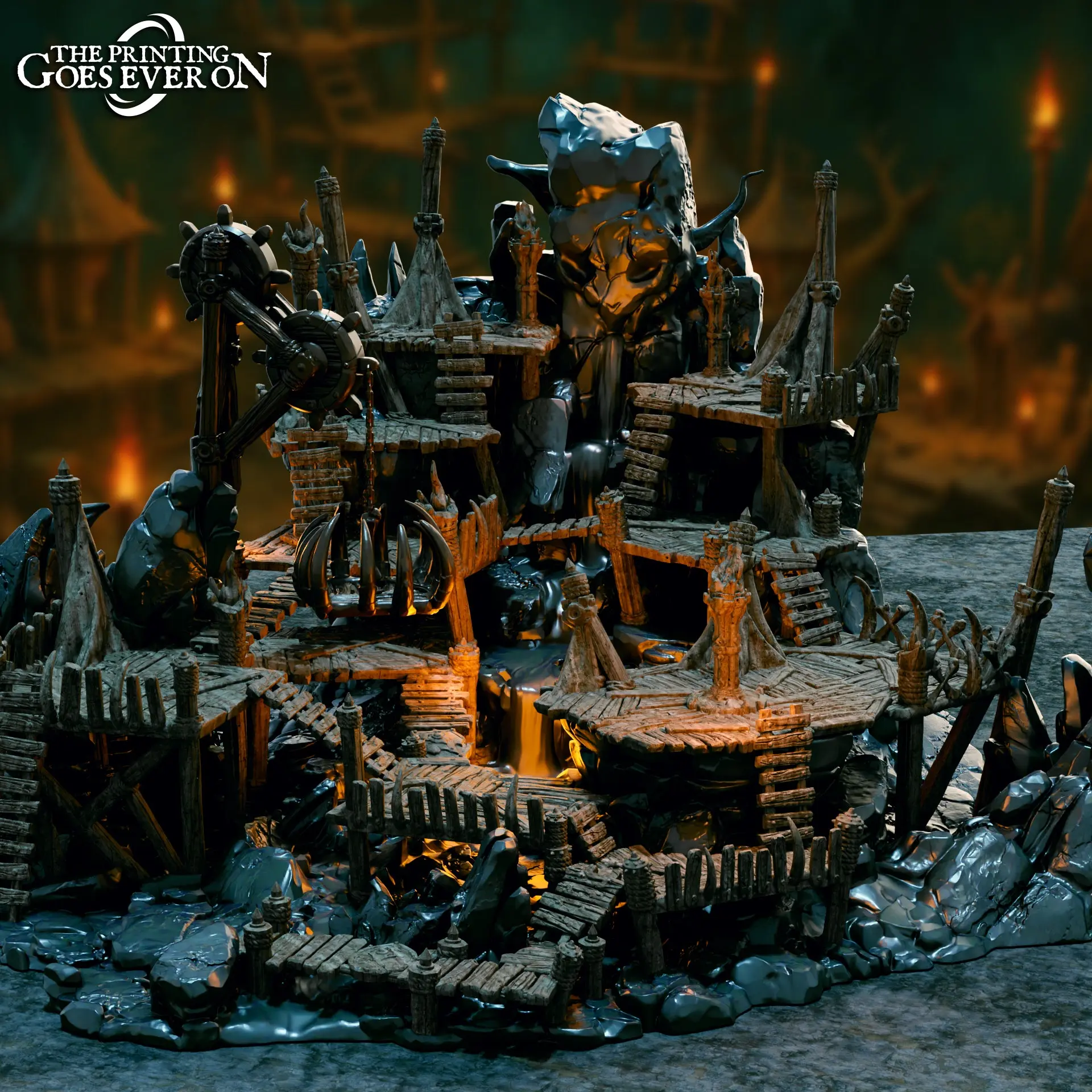 Unpainted Goblin Den