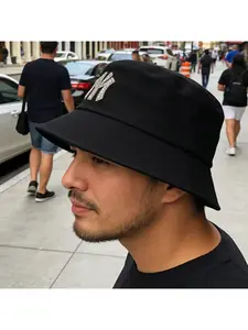 New MY Luxury Diamond Complete Cotton Solid Color Men's Single-Sided Fisherman Hats Women's Candy Colored Multi-Color Basin Caps Fishing Bucket Hat