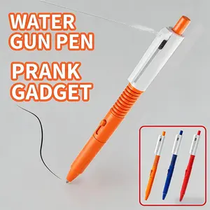 Reusable Water Gun Pen, Durable Thick Prank Spray Pen, Writing Function, Dual Functionality, Perfect for Teenage Practical Jokes, Various Holiday Gifts
