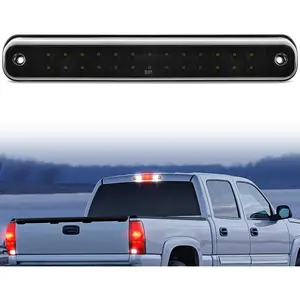Nilight Third Brake Light Tail High Mount 3rd Stop Cargo Reverse Lights Smoked Lens Compatible with Chevy GMC C/K Series 1500 2500 3500 1988-2000 Chevrolet Blazer 1992 1993 Chevy Silverado 1994-1998 Door Blue Custom Black