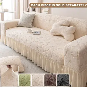 Luxury Sofa Protector Cover, Full-Length Dust-Proof Design, Pet-Friendly, Durable & Breathable, Ideal for Home & Hotel Use