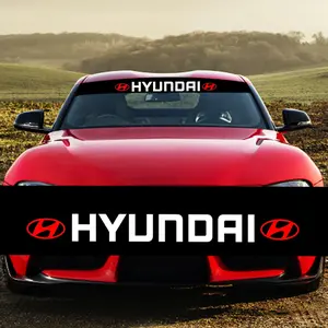 Car Windshield Sunshade Sticker for Elantra Sonata Tucson Santa Fe Ix35 Custo, Automotive Accessories, UV Protection, Easy Installation, Car Sunshade Outside Car