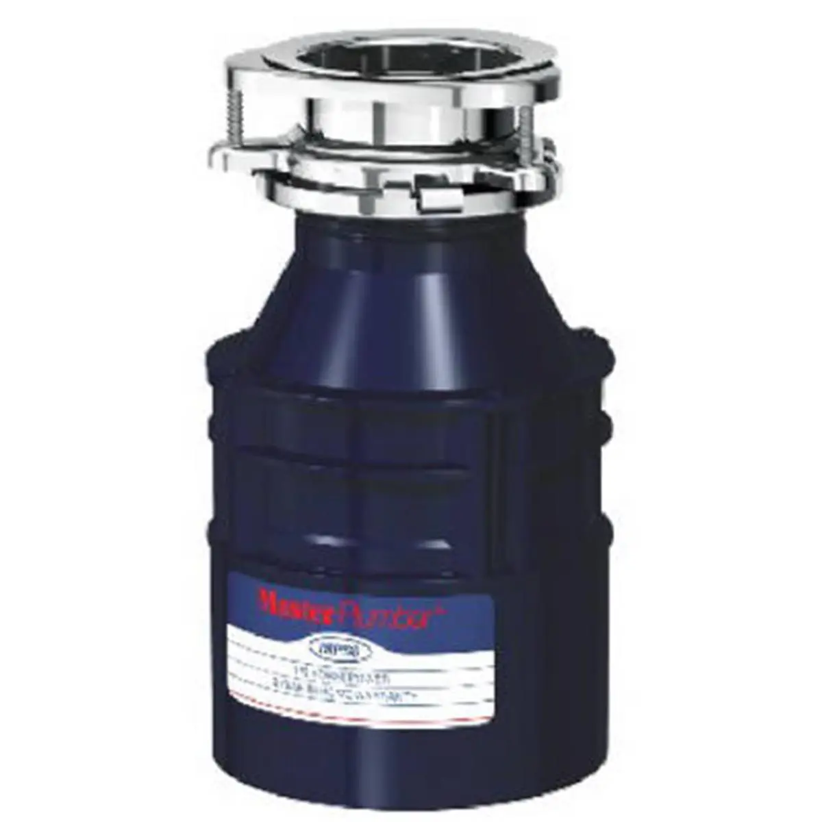 Master Plumber 0.5 HP Sink Mount Waste Disposer with Galvanized Steel Grinders, Corrosion-Resistant ABS Chamber, Includes Sink Drain Strainer, Easy Installation for Kitchen & Boating (758565), Abs Grind Chamber, Corrosion Res., Mount Kitchen Sink