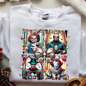 Horror Easter Coquette Shirt  Prepare to Dye Killer Bunny Tee  Spooky Creepy Easter Shirt  Retro Slasher Movie Shirt  Funny Scary Peep Outfit