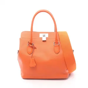 Pre-owned HERMÈS Calfskin Shoulder Bags Hermes Toolbox26 Handbag