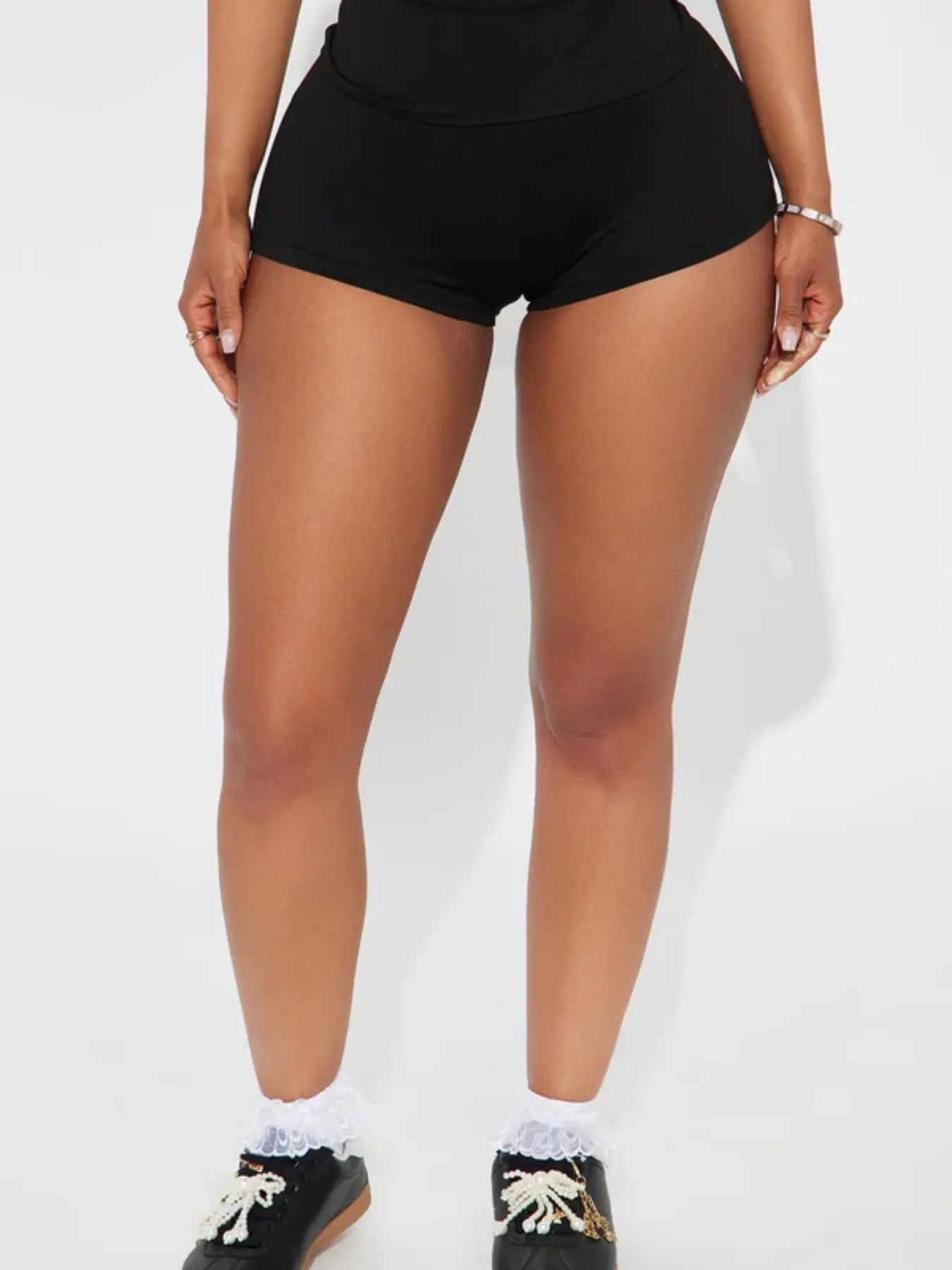 High Waist Bootie Shorts, Tiktok Viral Y2K Style, Slim-Fitting Casual Wear, Perfect for Daily & Trendy Looks