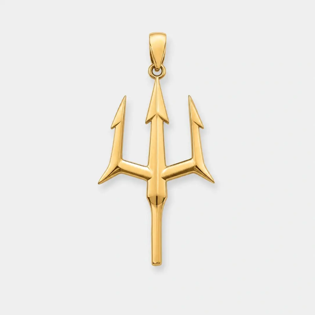 Trident Pendant (Gold)