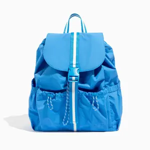 Wave Motion Drawcord Backpack