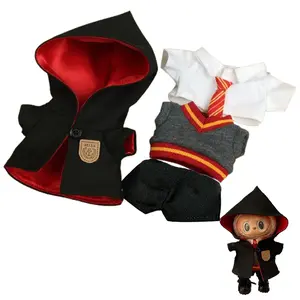 5-piece Wizard School Uniform Doll Outfit For 6.7 Inch Labu-bu(No Doll),Gift for Movie Fans and Doll Collectors
