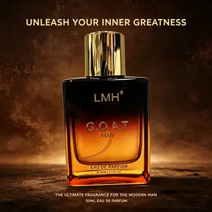 G.O.A.T MAN Eau de Parfum 50ml | Lavender & Sage Mid Notes, Woody Amber Base, Professional Everyday Cologne for Men, Office Safe & Sophisticated, Ideal for Husband/Boyfriend