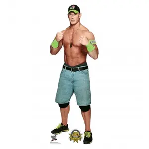 212 MAIN WWE John Cena Cardboard Cutout - Advanced Graphics, Large-Size Decor, Home Accent Piece