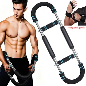 Strength combination: weightlifting gloves +Trainer arm , 60-130LBS Adjustable Arm,a must-have set for strength training. Wrist guards and palm guards to prevent slipping, disperse pressure and prevent hand wear. Home gym equipment