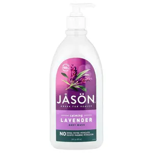 Jason Natural Body Wash, Calming Lavender, 30 fl oz (887 ml)
