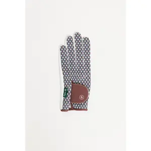 Golf Glove - Merlot Retro