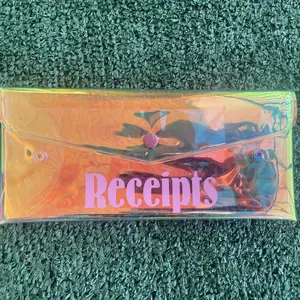 Receipt Envelope for Storing Receipts, Cash, Tickets etc. for Wealthy Budgeting Ladies