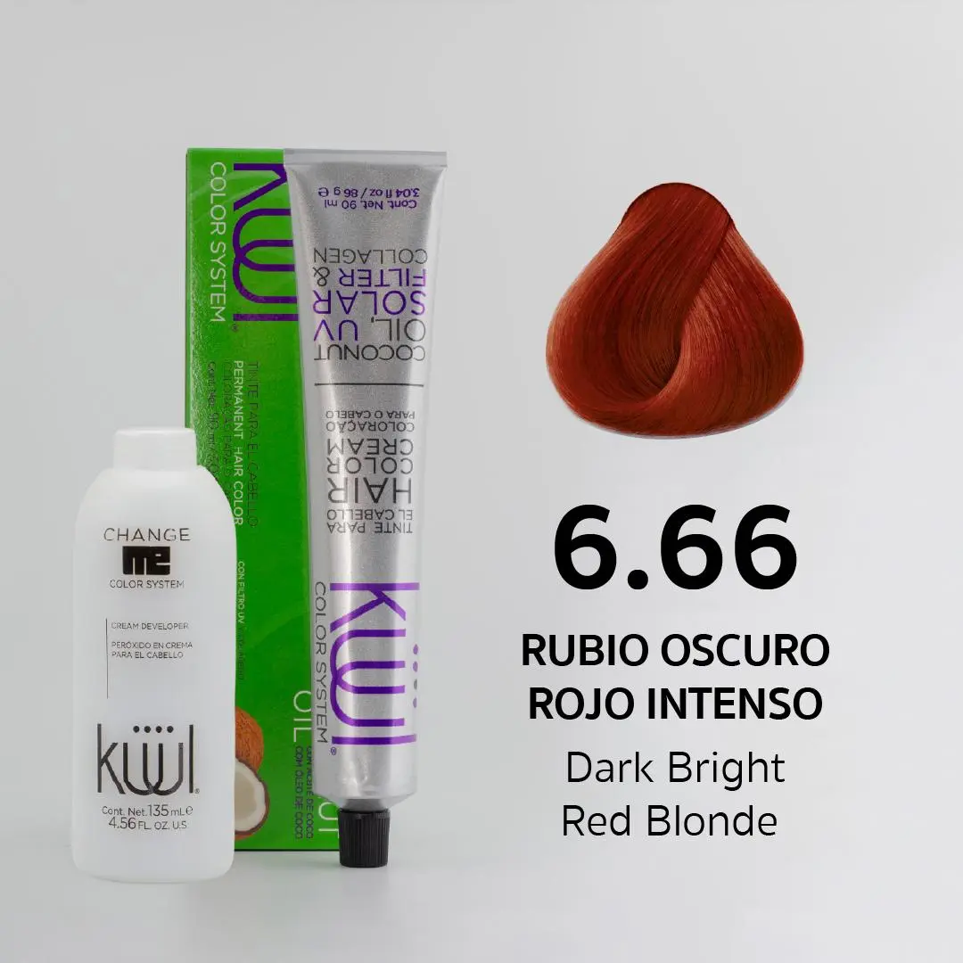 6.66	Dark Bright Red Blonde