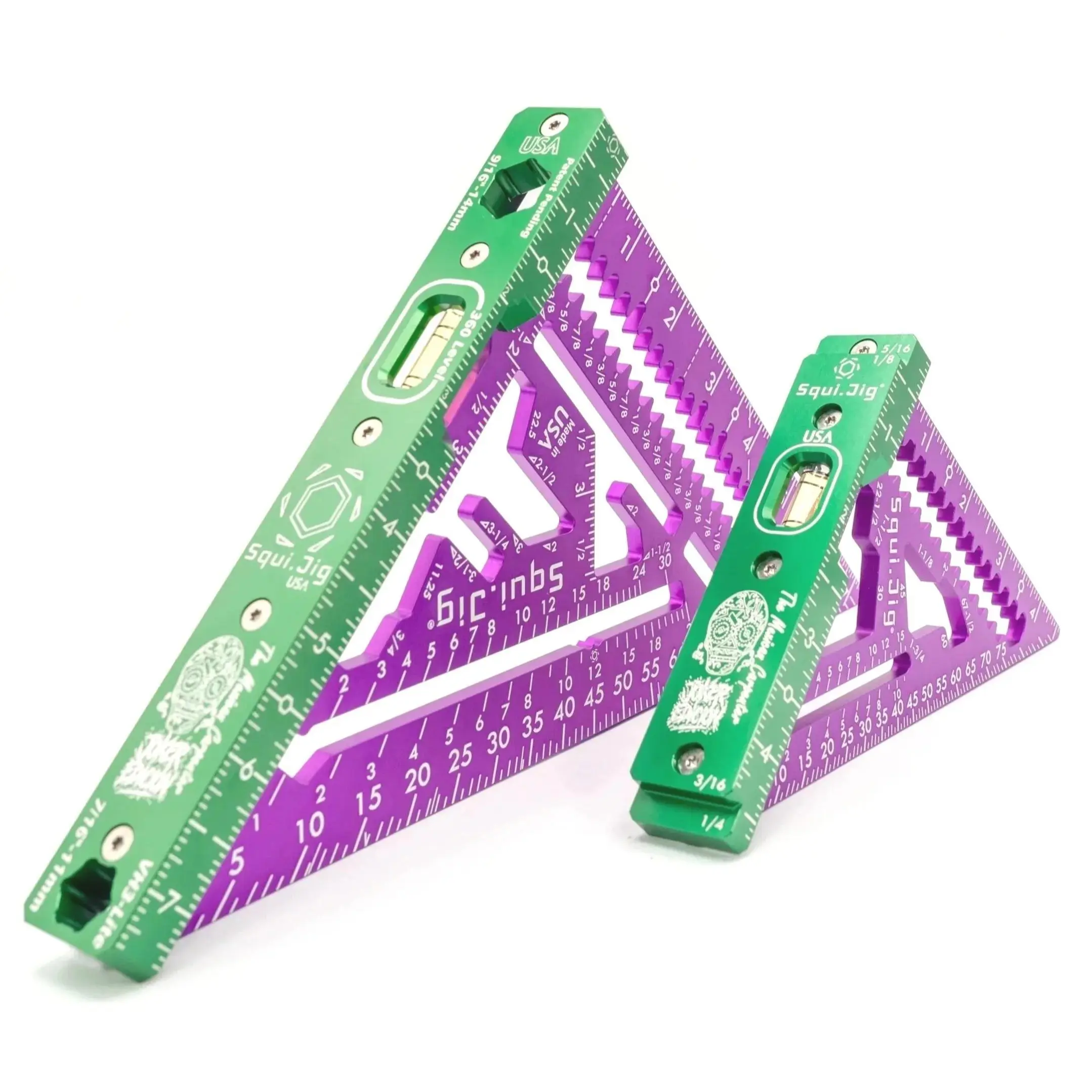 7.5" Pro Square + 4.5" Mini Square w/Level - Joker Edición Pro Set 7.5" Pro Square + 4.5" Mini Square w/Level - Joker Edición Pro Set