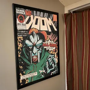 Mf Doom Vintage Poster,Home Decor, Wall Art Abstract Shapes Wall Art