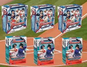 3x 2026 Bowman baseball mega boxes & 3x 2026 Bowman baseball blaster boxes - PYT break - 6 total boxes - 260702-1