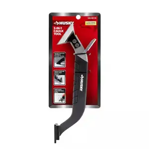 3-in-1 Caulk Tool with Remover Smoother and Scraper Durable Plastic Soft Grip Handle for Comfort and Reliability