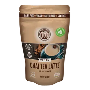 COCONUT CLOUD: Chai Tea Latte | Vegan, Creamy, Non-Dairy, Gluten Free, Soy Free | Made in Colorado | with Dried Coconut Milk Powder I Milktea Beverage