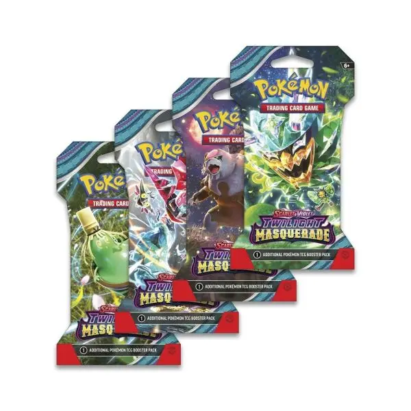 Pokémon SV Scarlet and Violet Twilight Masquerade Booster Pack Blister [Ripped Live]