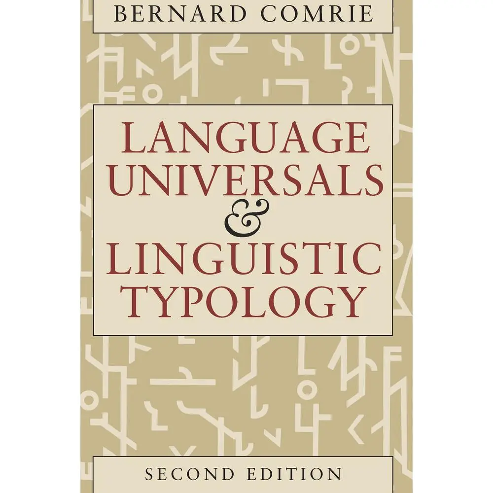 USED Book - Language Universals and Linguistic Typology: Syntax and Morphology by Comrie, Bernard (Paperback) - english
