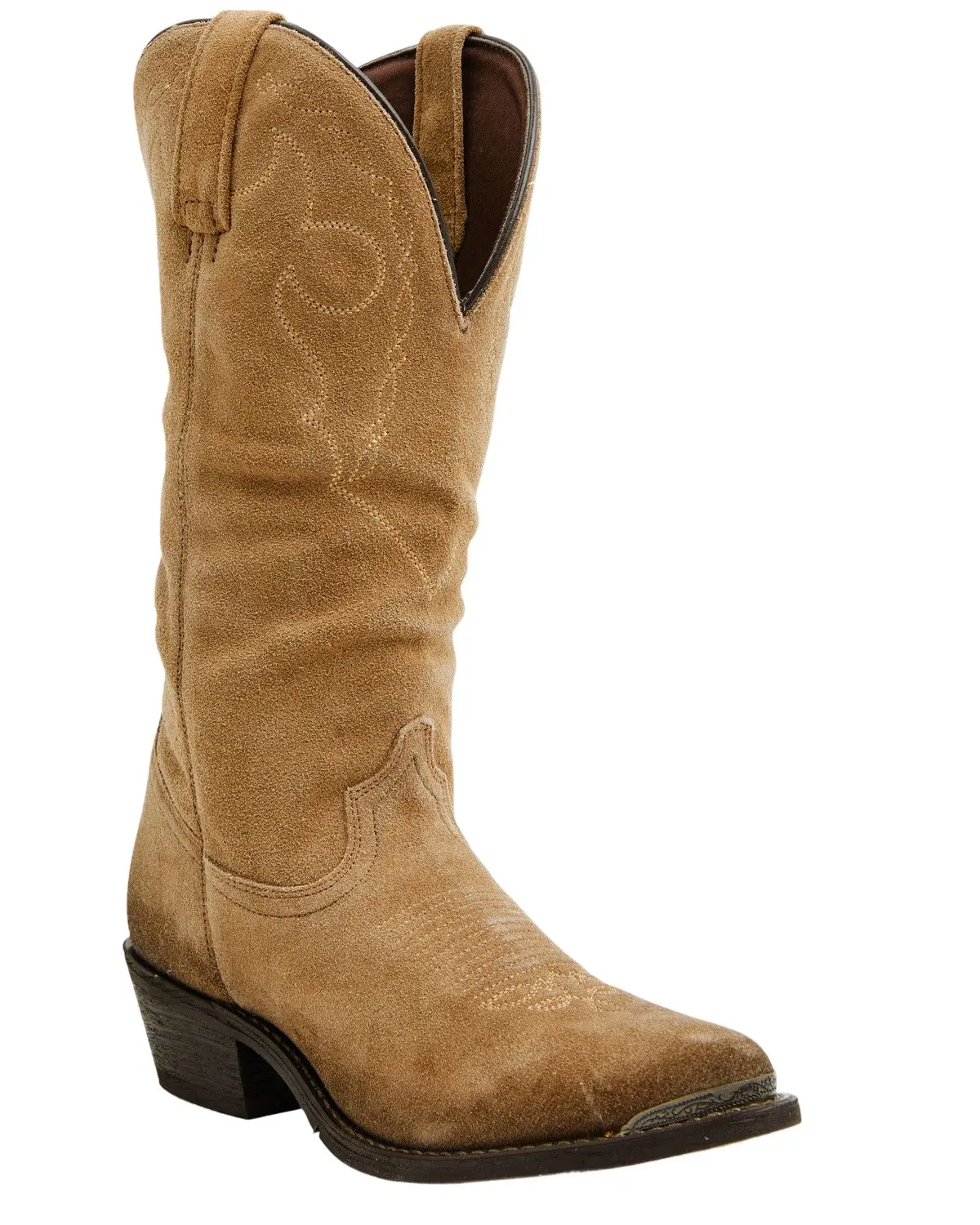 Laredo Women's Women'S Meadowlark Suede Western Boot Round Toe - 20041
