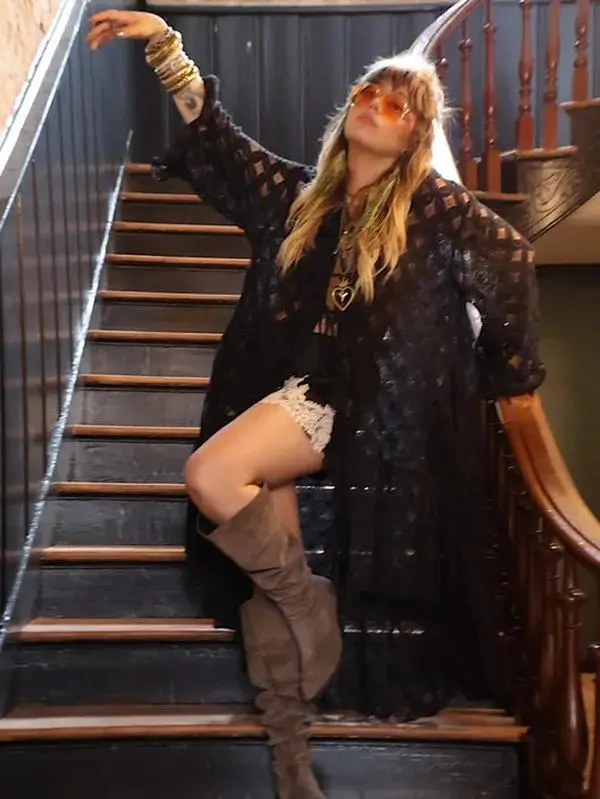 Crochet Pixie Duster - Black