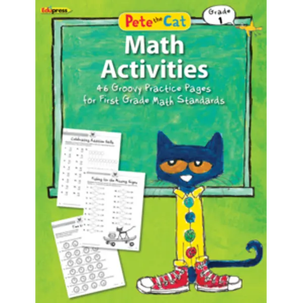 Pete the Cat Math Workbook Grade 1