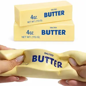 Super Soft Butter Stick Squishy Slow Rising Stress Relief Toy Cream Scented Sensory Fidget for Teens & Adults Non Toxic Squeeze Toy Perfect Gift Party Favor