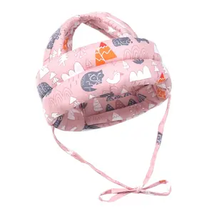 TKids Anti-Fall Safety Cap for Walking and Playing-Pinkoddler Walking Helmet, Baby Bumper Protect Hat Head Cushion Breathable,