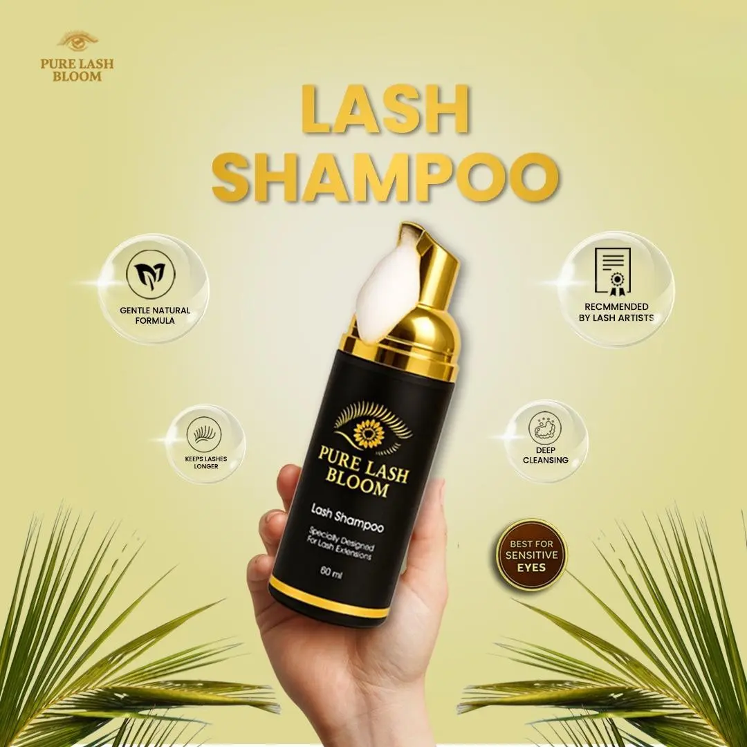 Eyelash Extension Shampoo 60ml with Brush