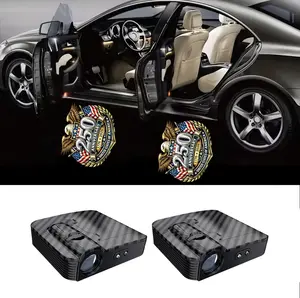 2-pack door lights — U.S. Founding 250th Anniversary projection projector — Universal wireless LED door projection light for cars, compatible with all car brands; U.S. Founding 250th Anniversary welcome plaque projection light