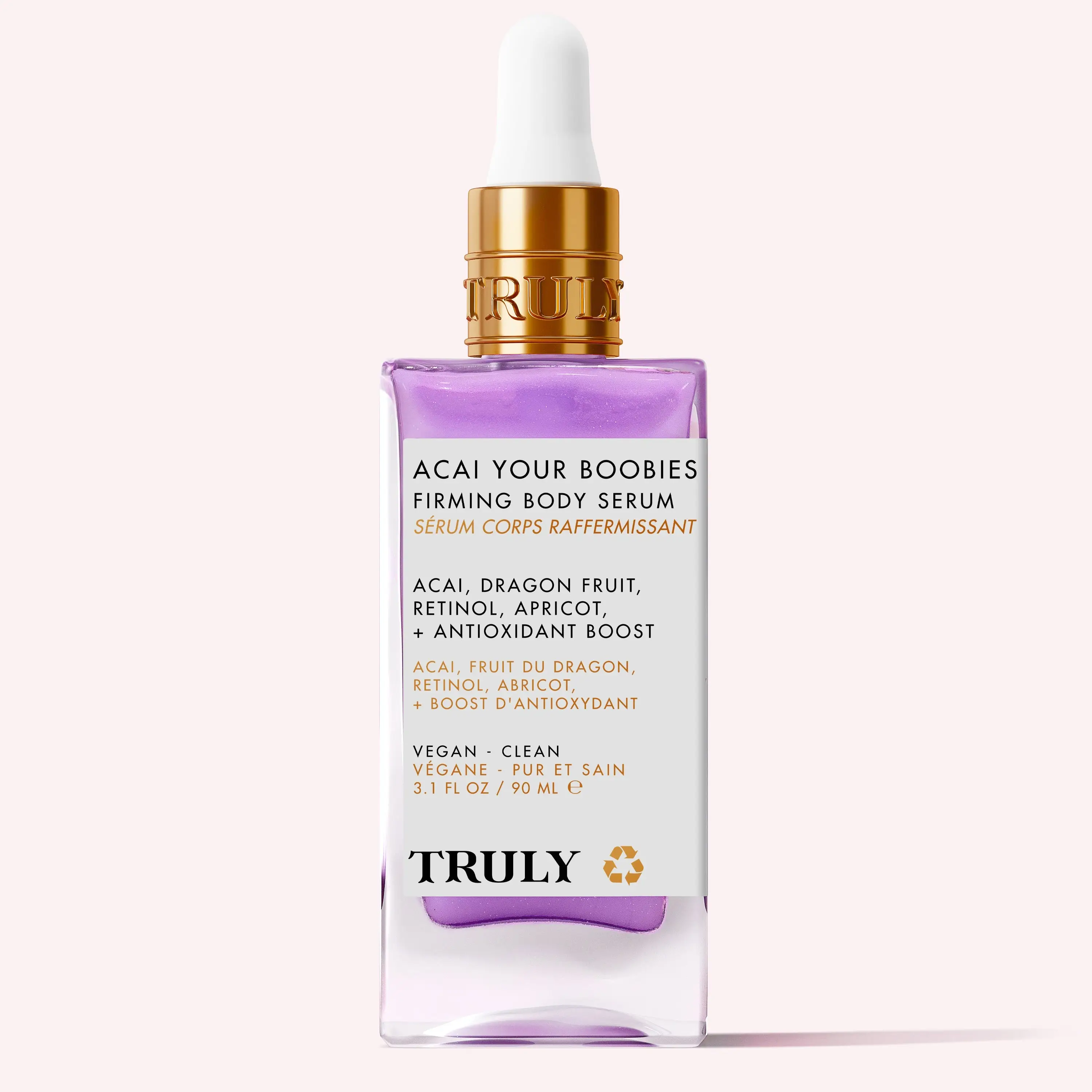 Acai Firming Body Serum – Plumping & Tightening Formula with Acai, Dragon Fruit & Retinol – Firms Skin and Reduces Visible Signs of Aging – Promotes S