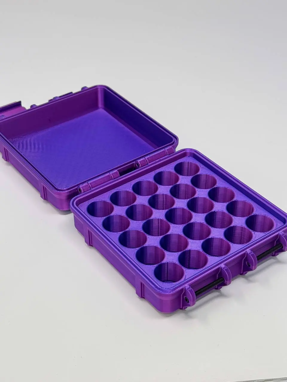 glp 1 vial storage 25-Vial 3mL Vial Vault Case | GLP-1 Peptide TRT Storage